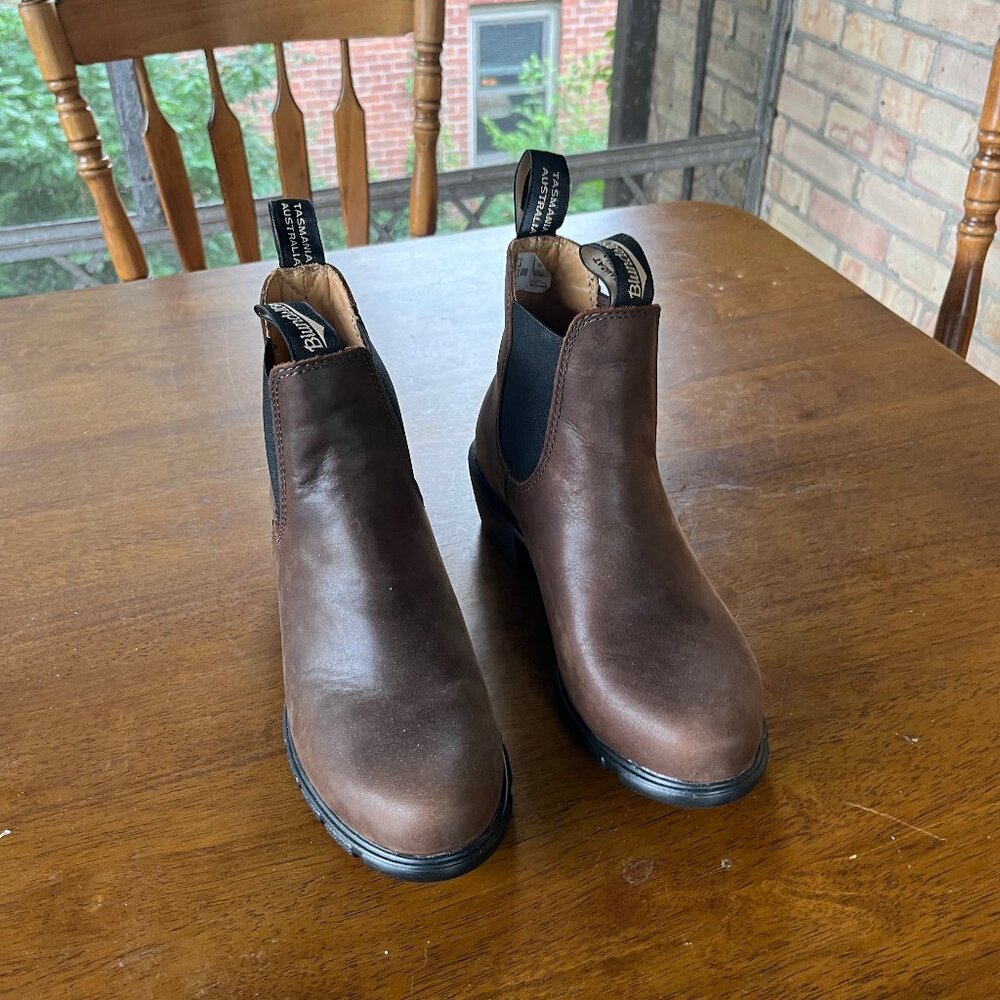 Blundstone - 1673 Women's Heeled Boots, Antique Brown, Never Worn